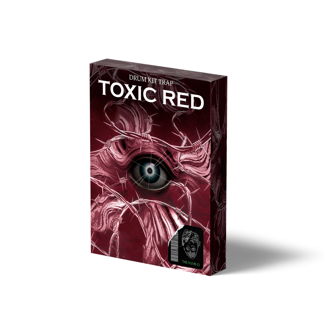 TOXIC RED - Trap Drum Kit 2025